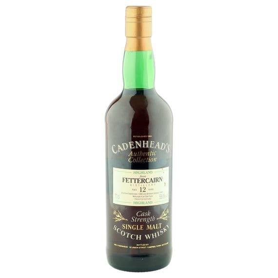 Fettercairn 1980 12 Year Old, Cadenhead's 1992 | The Whisky Vault
