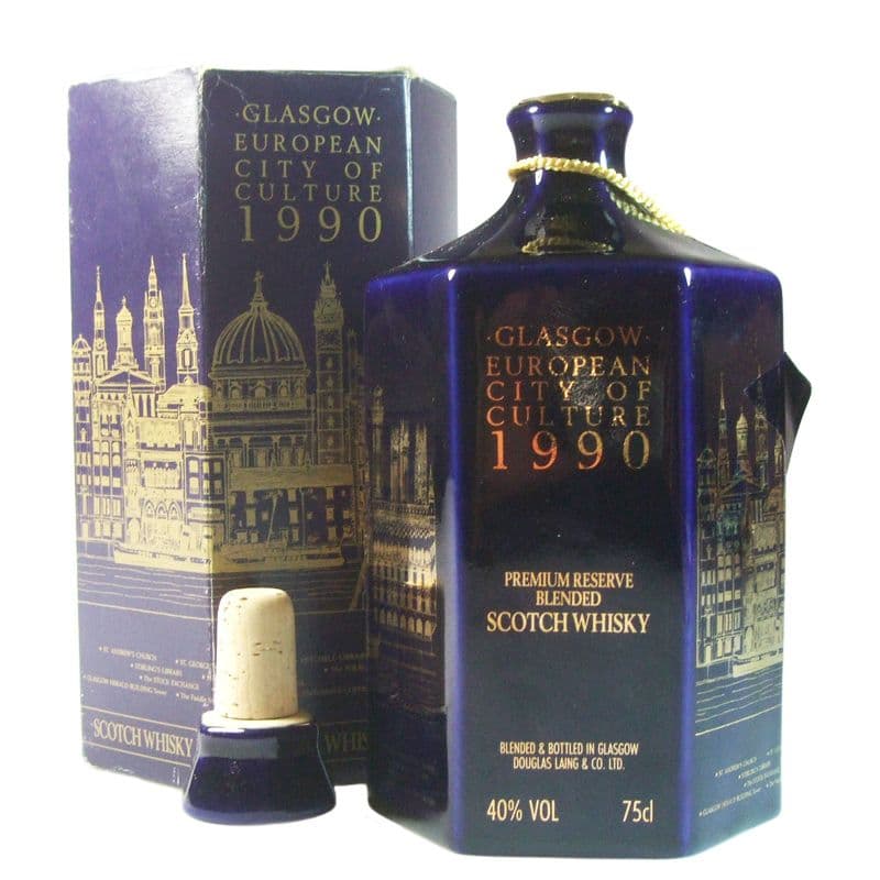 ウイスキー グラスゴー ヨーロピアン シティオブカルチャー 1990 陶器 GLASGOW EUROPEAN CITY CULTURE 1990 グラスゴー 陶器
