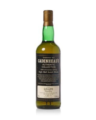 Glen Albyn 1964 27 Year Old, Cadenhead's 150th Anniversary 1992 Bottling