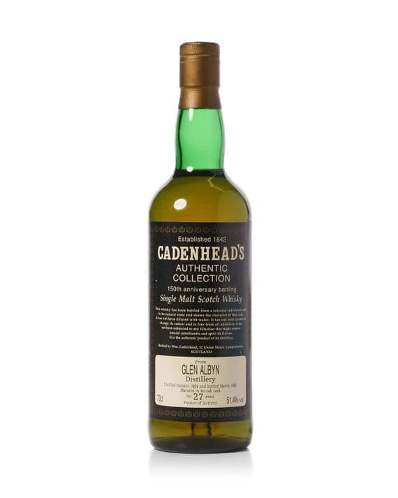 Glen Albyn 1964 27 Year Old, Cadenhead's 150th Anniversary 1992 Bottling | The Whisky Vault