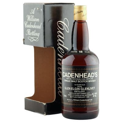 Glen Elgin 1971 18 Year Old, Cadenhead's 1990 Dumpy Bottling