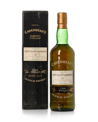 Glen Elgin 1971 22 Year Old, Cadenhead's 1993 Bottling with Box
