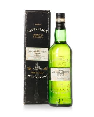 Glen Grant 1980 16 Year Old, Cadenhead's 1997 Bottling with Box