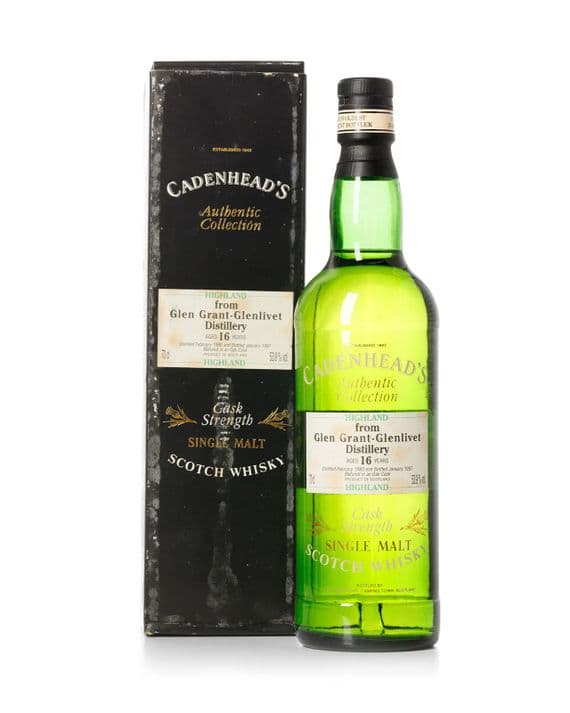 Glen Grant 1980 16 Year Old, Cadenhead's 1997 Bottling with Box | The Whisky Vault