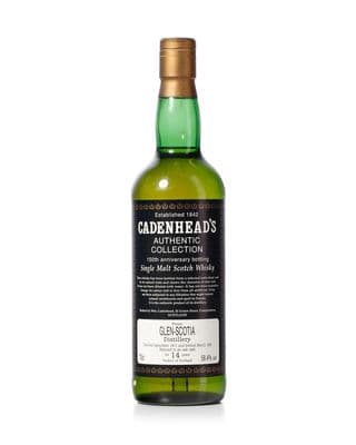 Glen Scotia 1977 14 Year Old, Cadenhead's 150th Anniversary 1992 Bottling
