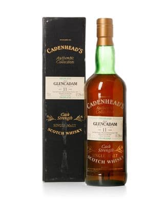 Glencadam 1980 11 Year Old, Cadenhead's 1992 Bottling with Box