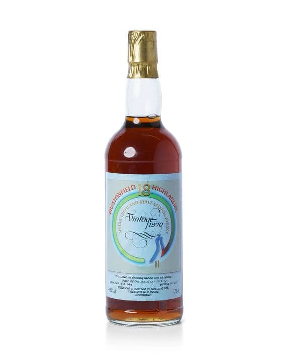 Glendronach 1970 18 Year Old, Prestonfield House 1988 Bottling | The Whisky Vault