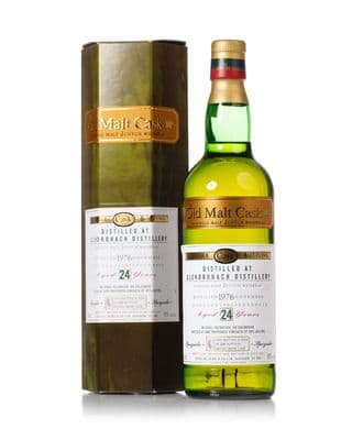 Glendronach 1976 24 Year Old, The Old Malt Cask 2001 Bottling with Carton
