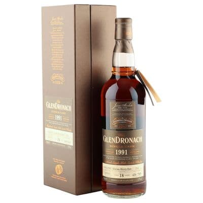 Glendronach 1991 18 Year Old, Oloroso Sherry Single Cask #2512 with Box - Batch 3