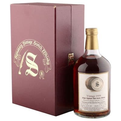 Glenfarclas 1959 34 Year Old, Signatory Vintage 1994 Bottling with Case