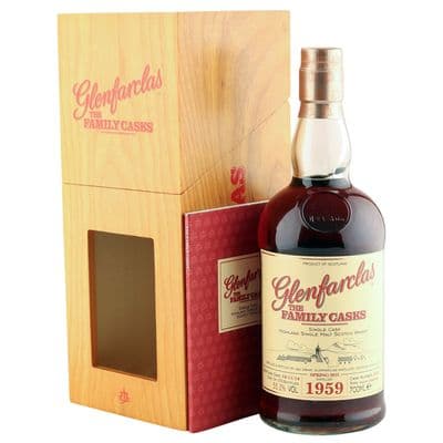 Glenfarclas 1959, The Family Casks Spring 2015, Sherry Hogshead Cask #3226 with Box