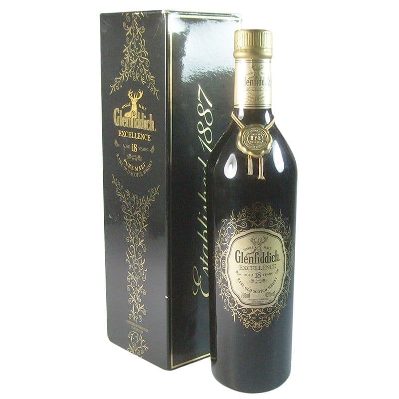 未開封Glenfiddich Excellence 18年 専用ボックス付き 未開封
