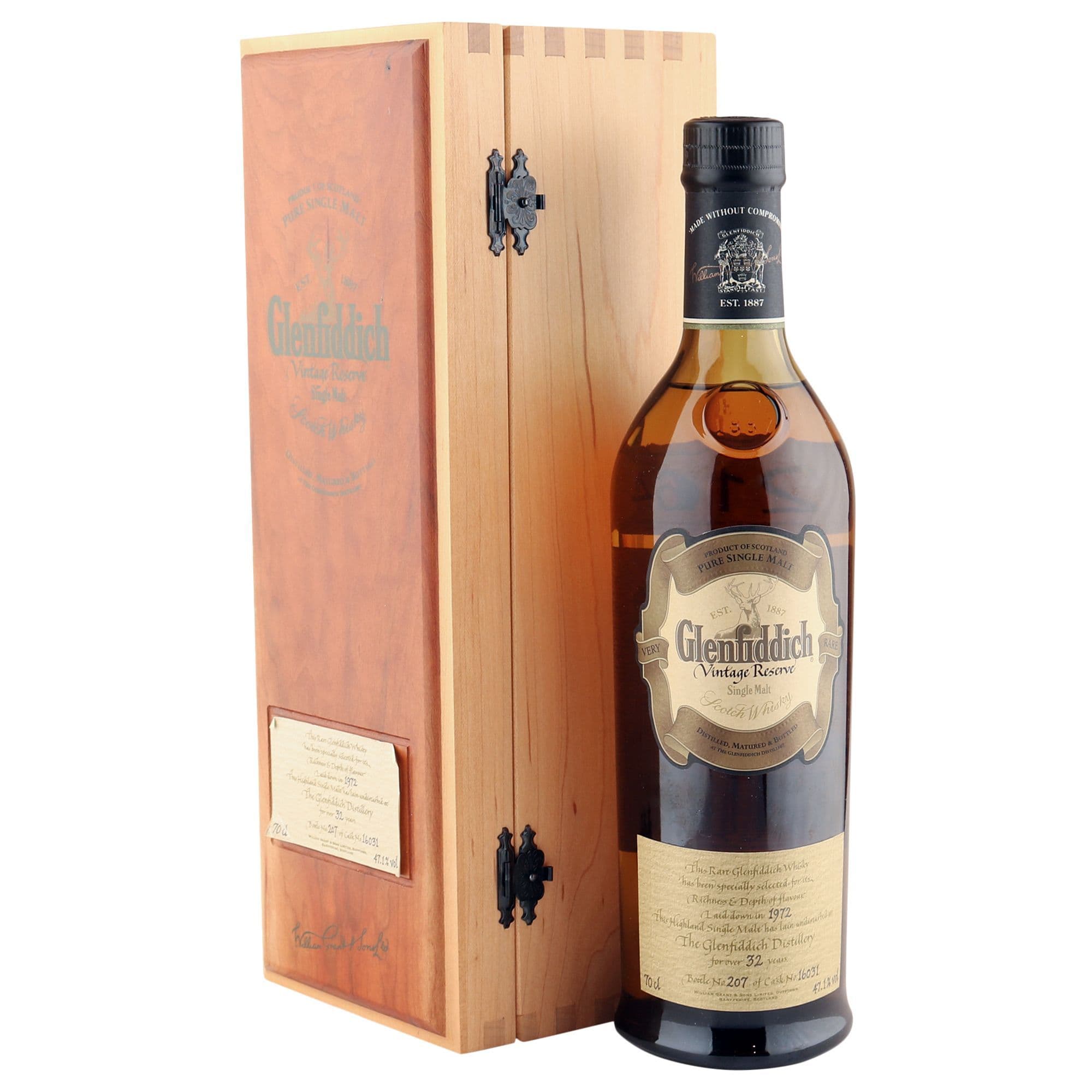 Glenfiddich 1972 32 Year Old, Vintage Reserve 16031 | The Whisky Vault