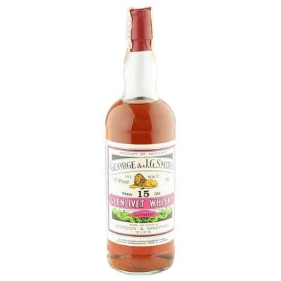 Glenlivet 15 Year Old, Eighties Gordon & MacPhail Cask Strength