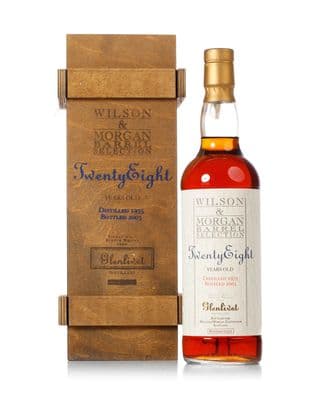 Glenlivet 1975 28 Year Old, Wilson & Morgan Barrel Selection 2003 Bottling with Wooden Box
