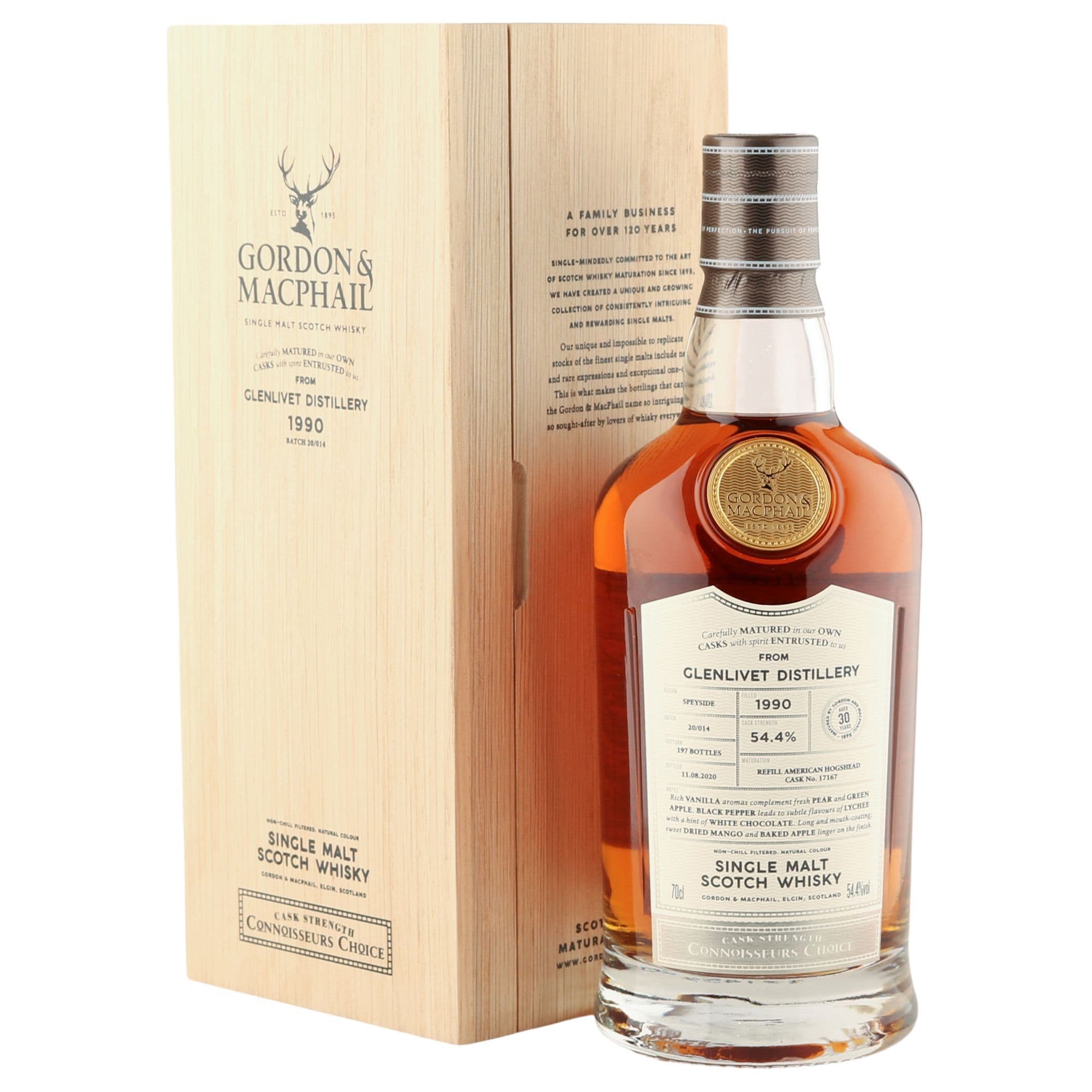 ウイスキー Glenlivet Distillery 1990 54.4% Glenlivet 1990 GM - Ratings and reviews - Whiskybase