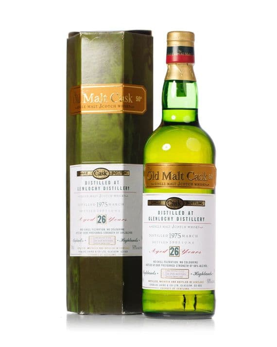 Glenlochy 1975 26 Year Old, The Old Malt Cask 2001 Bottling with Carton | The Whisky Vault