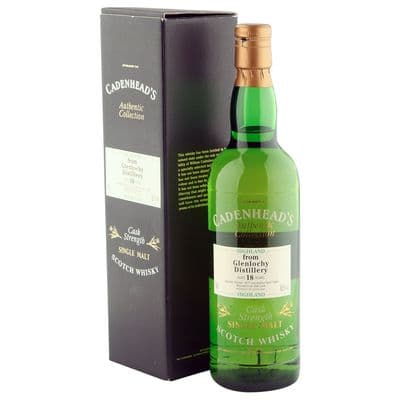 Glenlochy 1977 18 Year Old, Cadenhead's 1996 Bottling with Box