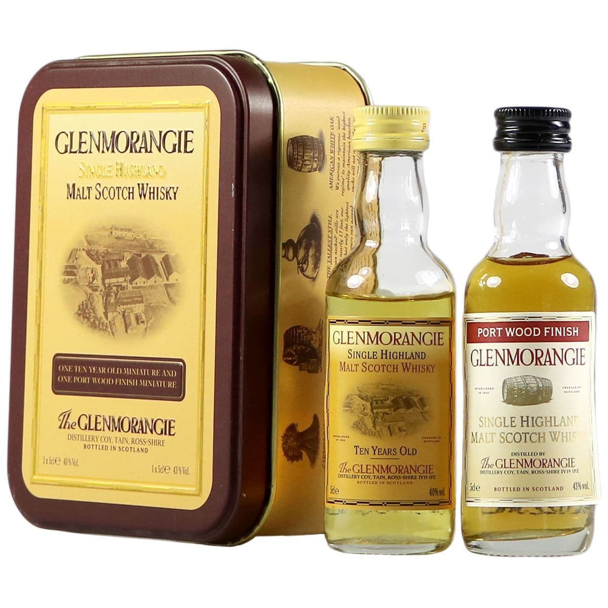 Glenmorangie 10 Year Old & Port Wood Miniatures | The Whisky Vault