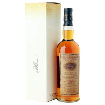 Glenmorangie 1991 11 Year Old, Missouri Oak Bottling with Box