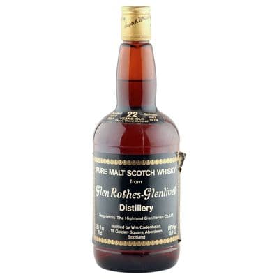 Glenrothes 1957 22 Year Old, Cadenhead's 1979 Dumpy Bottling