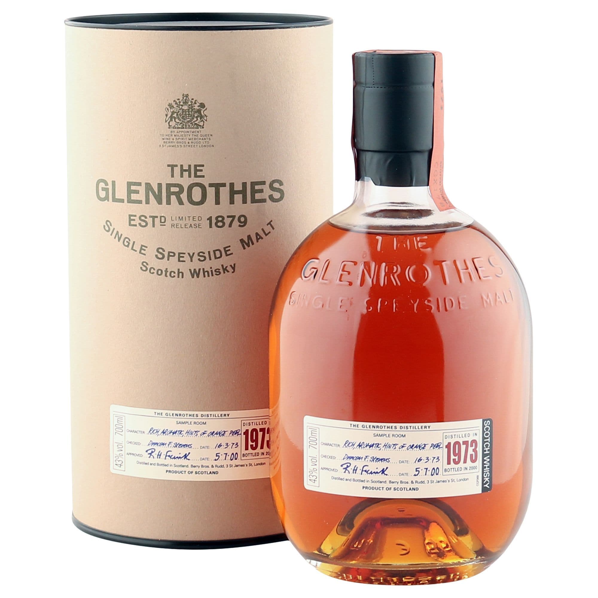 Glenrothes 1973 Vintage, Limited Edition 2000 | The Whisky Vault