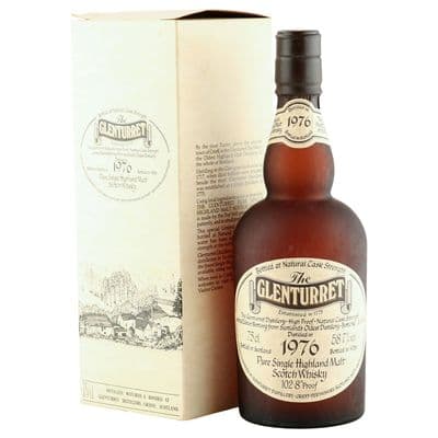 Glenturret 1976, Natural Cask Strength 1986 Bottling with Presentation Box