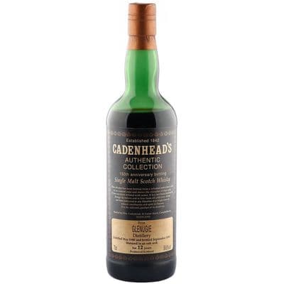 Glenugie 1980 12 Year Old, Cadenhead's 150th Anniversary 1992 Bottling