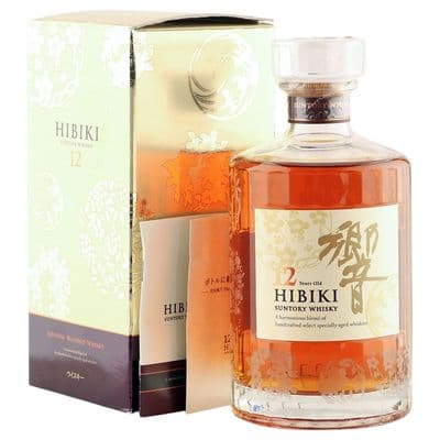 Hibiki 12 Year Old, Kacho Fugetsu Limited Edition, Japanese Blended Whisky with Box