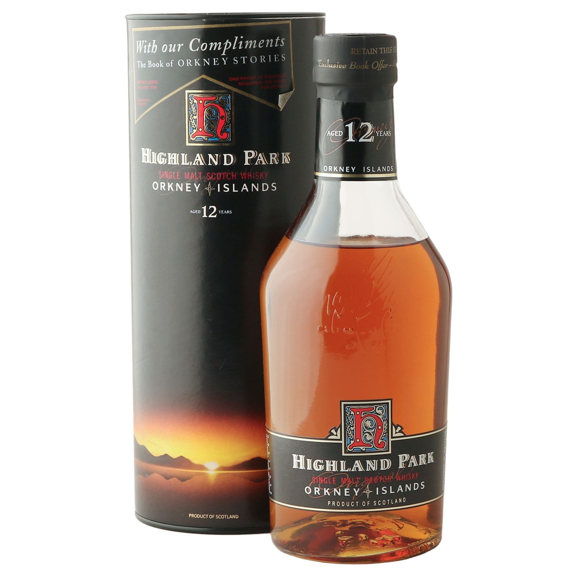 Highland Park 12 Year Old, Nineties 70CL Bottling | The