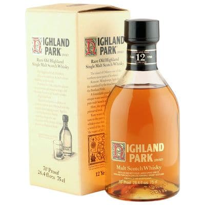 Highland Park 12 Year Old, Seventies Bottling with Box