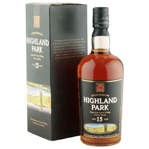Highland Park 15 Year Old, Nineties Bottling with Box | The Whisky Vault