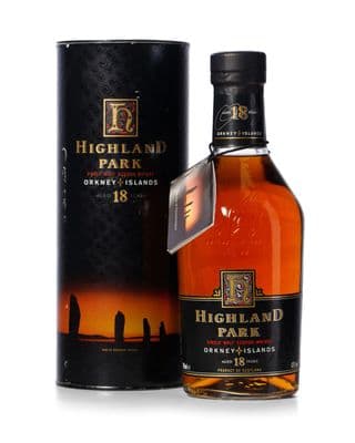 Highland Park 18 Year Old, Nineties Bottling with Tube