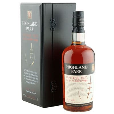 Highland Park 1973, Vintage 2001 Bottling with Box - Single Sherry Cask 11151