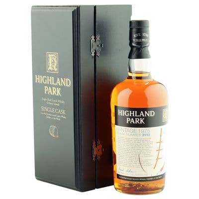 Highland Park 1975 32 Year Old Vintage, Cask 3112 Bottling with Box