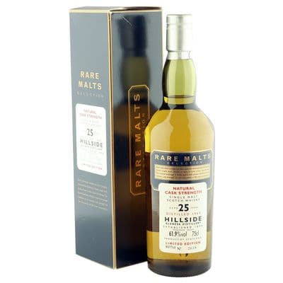Hillside 1969 25 Year Old, Rare Malts with Box