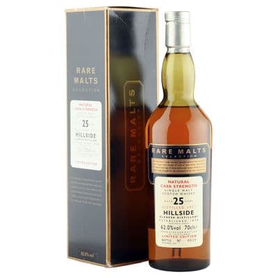 Hillside 1971 25 Year Old, Rare Malts Selection with Box
