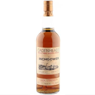 Inchgower 1977, Cadenhead's Cask Strength Bottling, Cask #9718