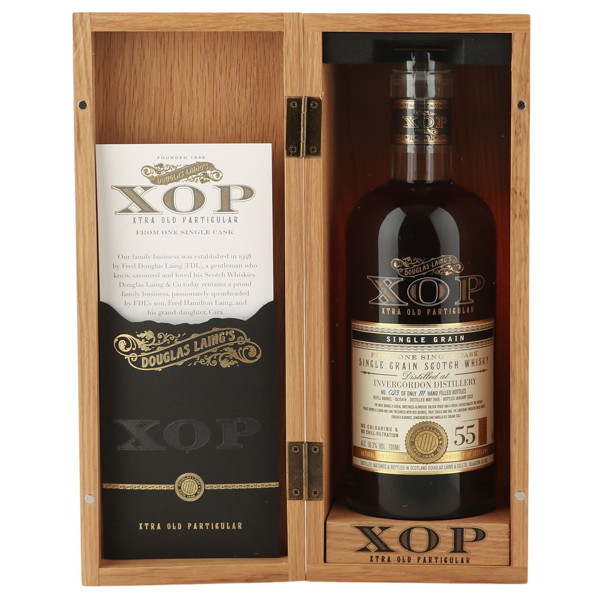 Invergordon 1966 55 Year Old, Douglas Laing XOP 2022, Cask 15414