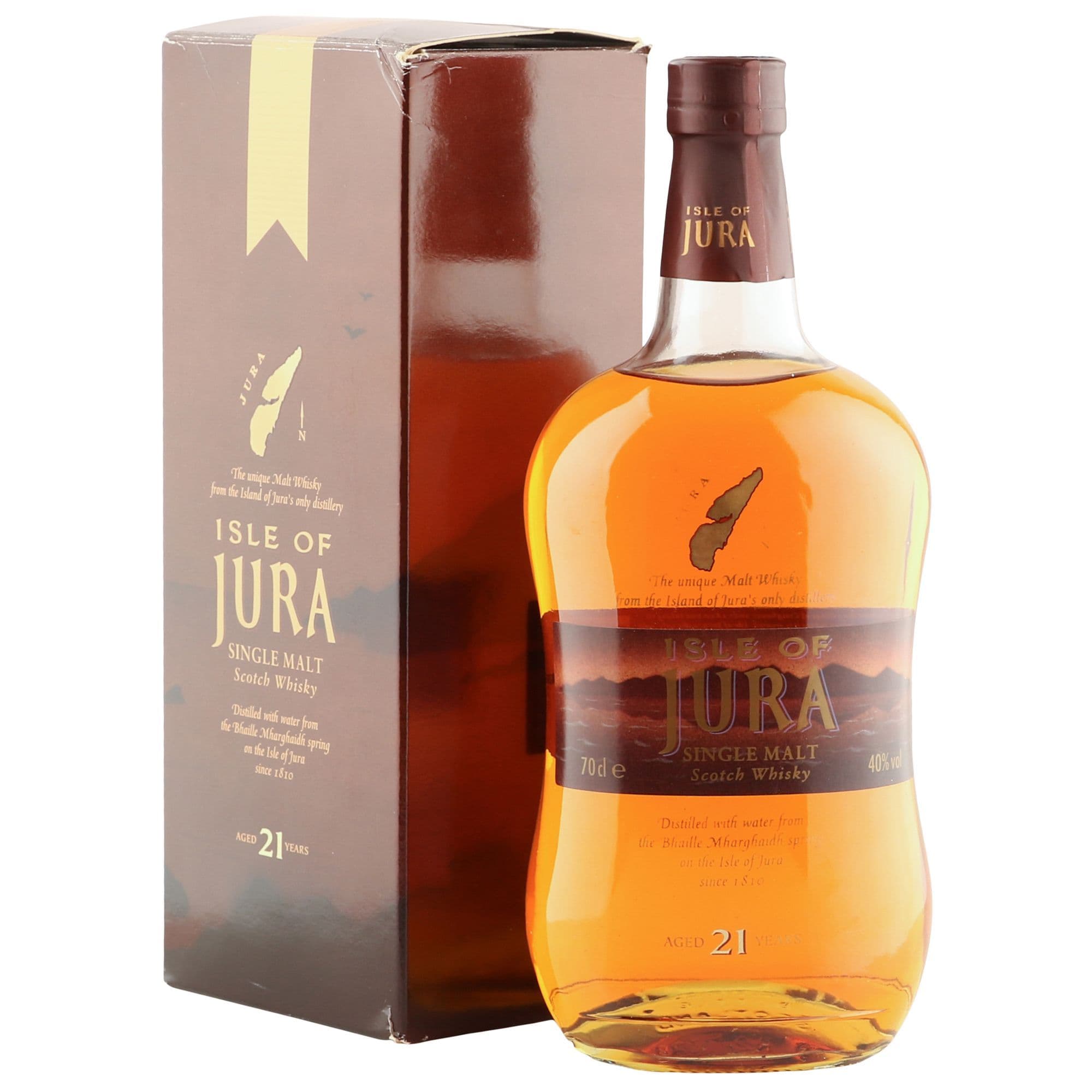 Isle of Jura 21 Year Old, Discontinued Map Label Presentation ...