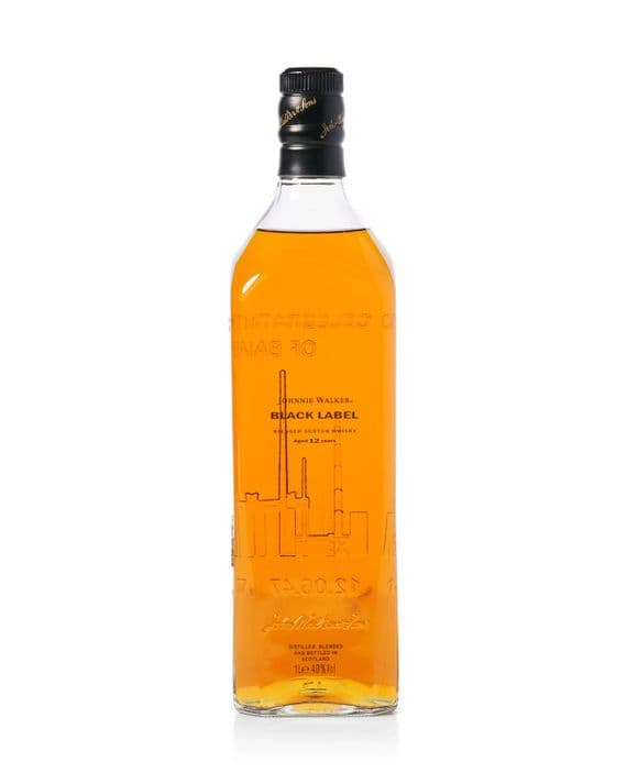 Johnnie Walker 12 Year Old, Black Label Blended Whisky - 75 Years of Barnsley | The Whisky Vault