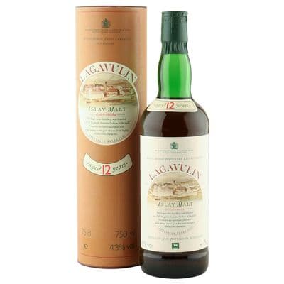 Lagavulin 12 Year Old, Eighties White Horse Distillers Bottling with Tube