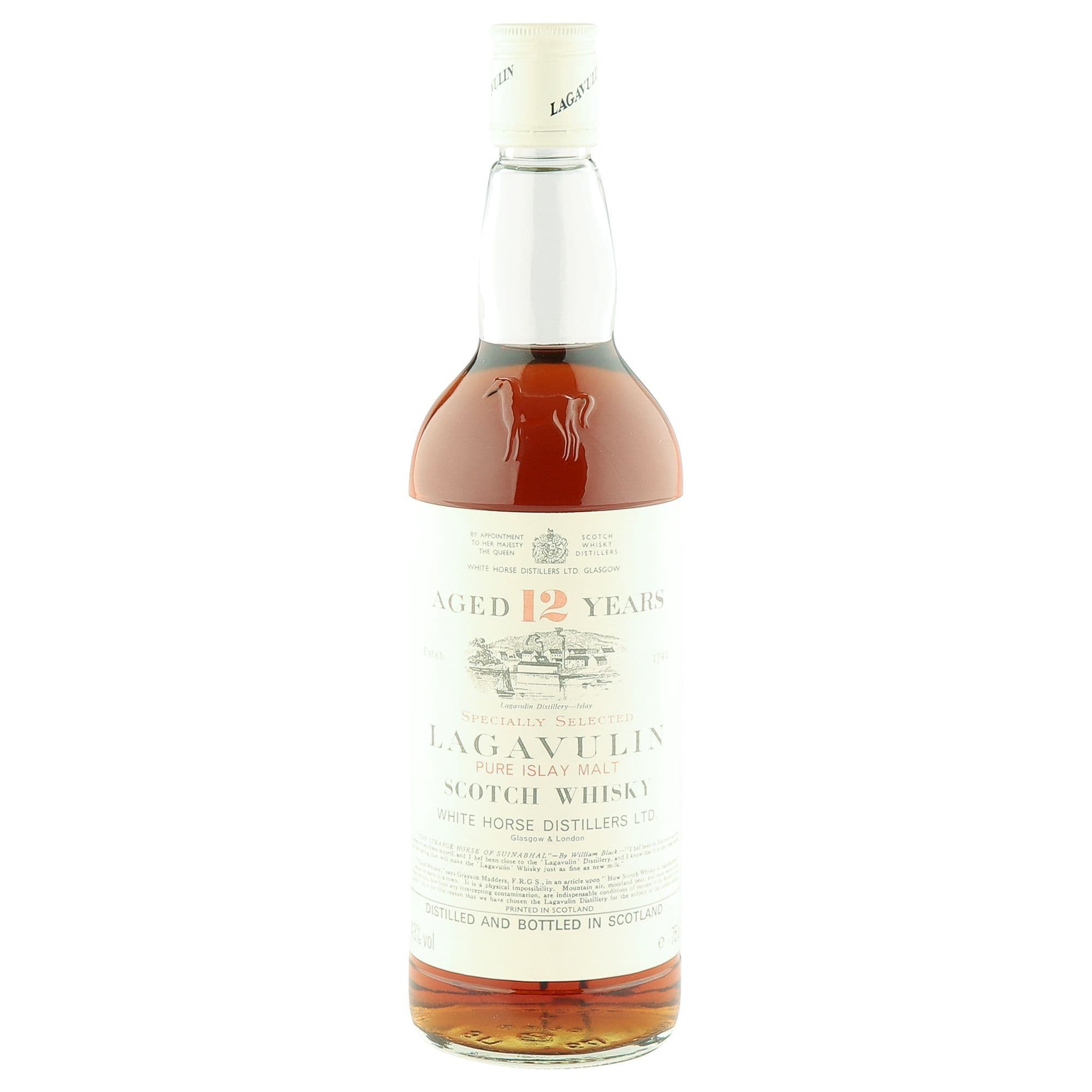 Lagavulin 12 Year Old Seventies Bottling for White Horse Distillers