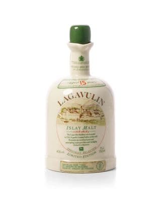Lagavulin 15 Year Old, White Horse Distillers Ceramic Decanter