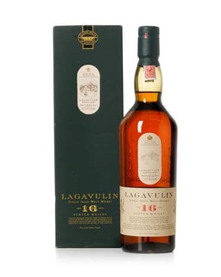 Lagavulin 16 Year Old, White Horse Distillers Nineties Bottling with Box