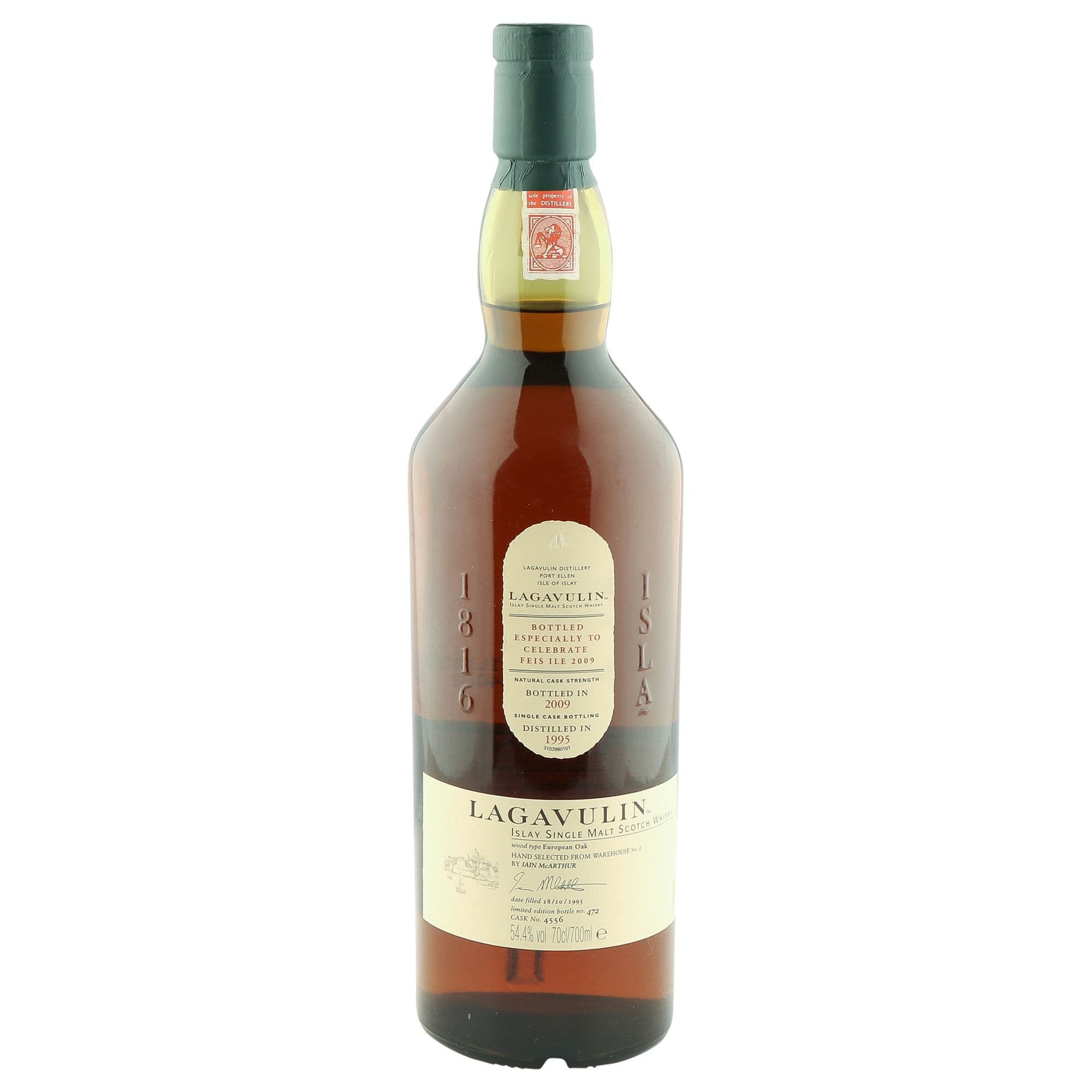 Lagavulin 1995 Single Cask Feis Ile 2009 Bottling
