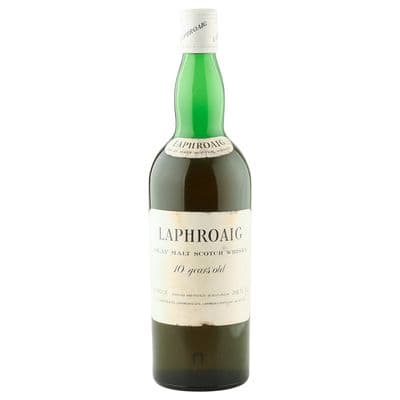 Laphroaig 10 Year Old, Sixties 70 Proof UK Bottling