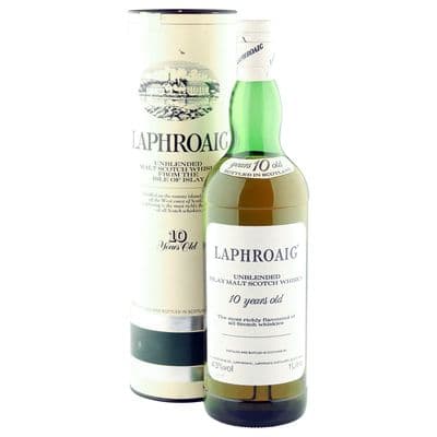 Laphroaig 10 Year Old Unblended, US Litre Bottling with Tube