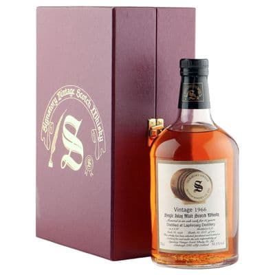 Laphroaig 1966 31 Year Old, Signatory Vintage 1997 Bottling with Case - Cask #1093