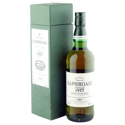 Laphroaig 1977 Vintage, OB with Box